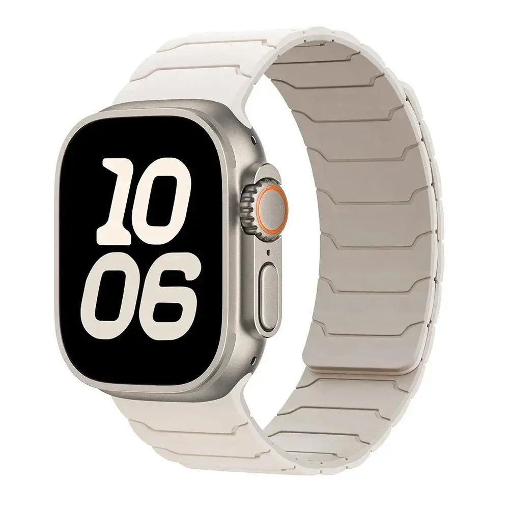 Magnetic Strap Silicone Bracelet For Apple Watch ultra 3 2 49mm 45mm 44mm 40mm 42mm 46mm 41mm 38mm IWatch Series 11 10 SE 9 8 7