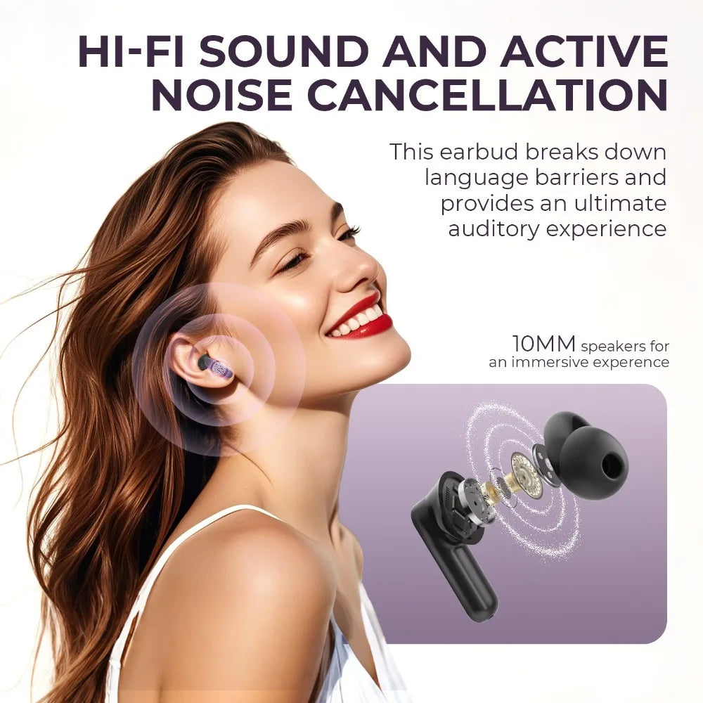 Real-Time Translation Earbuds – 144 Languages