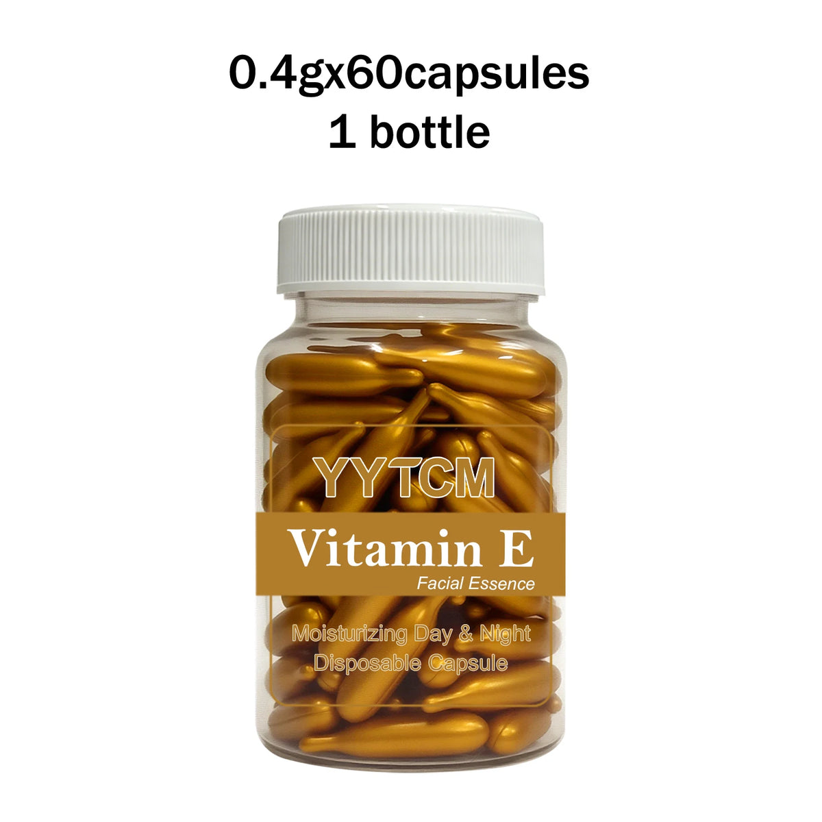 Vitamin E Serum Capsules, Single-Use Essence Capsules, Hydrating and Moisturizing Facial Skin 30/40/50/60/90/120/180 Count