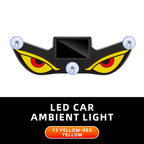 Cool DEMON EYE Ambient Light Solar Powered Breathing Neon Light Car Decoration Rear Windshield Atmosphere Lights Car Accessories