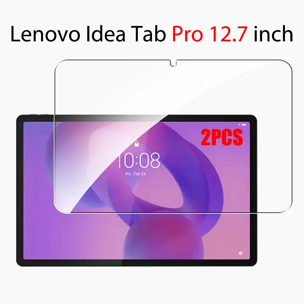 2pcs Tempered Glass Screen Protector For Lenovo Idea Tab Plus Pro 12.7 11 12.1 inch 9H Film
