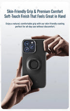 Shockproof Case for iPhone 17/16/15/14/13/12/11 Pro/X Max/XR Mini Lock-in Design Cover Fit Quad-style Bike/Moto Mount