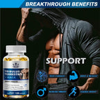 2PCS Men's L-Arginine Endurance Tribulus Terrestris Capsules Male and Female Supplements-Muscle Mass, Endurance and Vitality