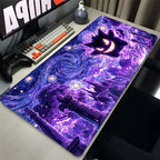 Mousepad Large Gaming Pc Accessories P-Pokemon Gengar Anime Mouse Pad Computer Gamer Cabinet Keyboard LockEdge Desk Mat