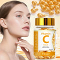 Vitamin C Deep Moisturizing Capsule Essence, Deep Moisturizing and Skin Brightening Essence (0.5ml X 90 Capsules) 1 Bottle