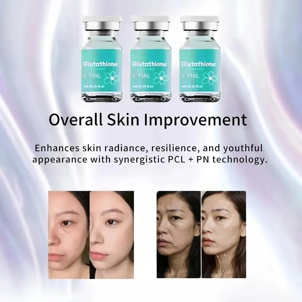 Glutathione Radiance Ampoule Essence 4ml×5 – Intense Hydration for Skin Elasticity & Glow