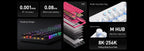 MCHOSE Mix 87 Magnetic Switch Gaming Keyboard Hall Effect 0.08ms Ultra-Low Latency 0.001mm Precision Office Wired Keyboard