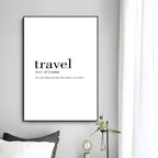 Minimalist Text Inspirational Poster Wall Art Print Poster Decorative Mural Home Decor Gift Unframed