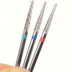3/32" Quality Professional Tungsten Carbide Dead Skin Remover Nail Drill Bits Safe Carbide Nail Cleaning Drill Bit For Dead Skin