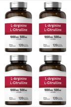 Amino Acid Supplement Capsules 120 Count Provide Energy & Healthy Living Support with 1000mg L-Arginine and 500mg L-Citrulline