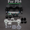 For PS4 Pro JDS 055 050 JDM050 055 Controller Frame Conductive Film L1 R1 L2 R2 Button Joystick Cap Charging Board