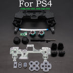 For PS4 Pro JDS 055 050 JDM050 055 Controller Frame Conductive Film L1 R1 L2 R2 Button Joystick Cap Charging Board