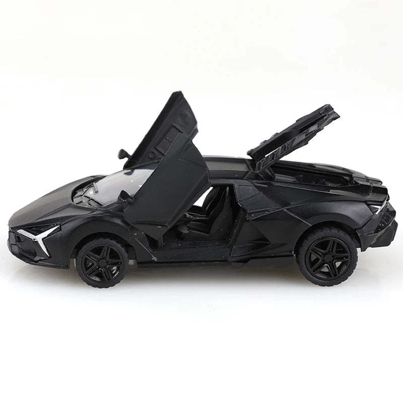 1:43 scale replica of the SVJ pullback alloy car model, children's toy, die-cast metal, pullback function.