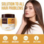 Amococo 2pcs Hair Mask 200g Each Protein Collagen Hair Mask for Dry Hair Deep Conditioning Moisturizing Hair Treatment Mask Nourishing Hair Care Mask for Women Salon Hair Care
