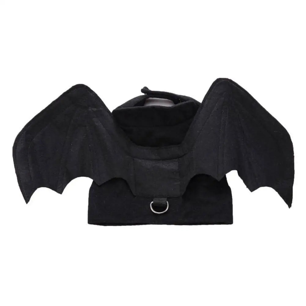 -Halloween Pet Costume - Cute Black Bat Wings Harness Costume For Cats And Dogs, Halloween Party Cosplay, Pet Supplies