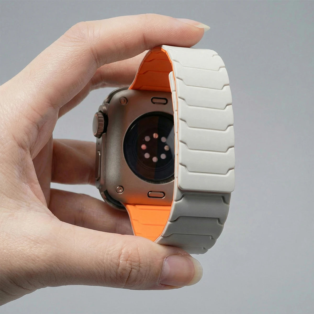 Magnetic Strap Silicone Bracelet For Apple Watch ultra 3 2 49mm 45mm 44mm 40mm 42mm 46mm 41mm 38mm IWatch Series 11 10 SE 9 8 7