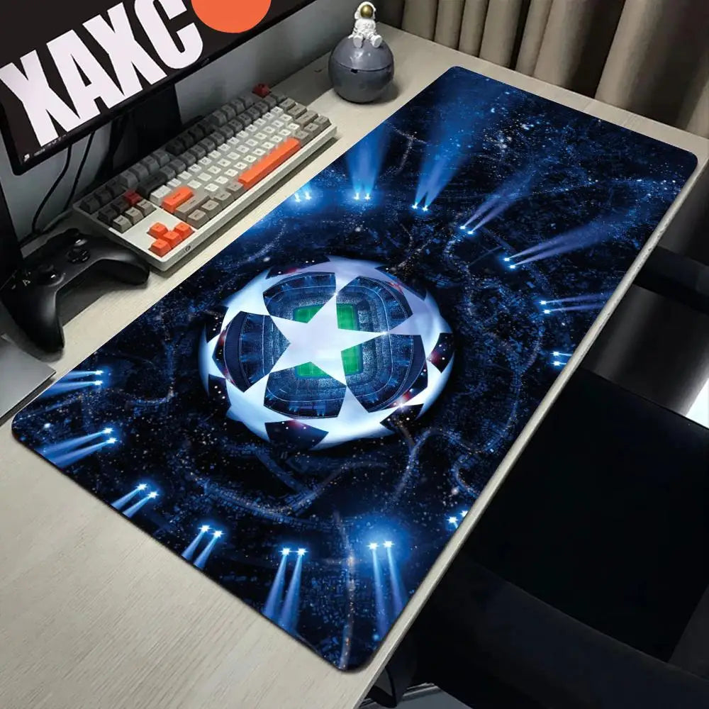 Soccer Football Large Gaming Mouse Pad HYBXAXC Mousepad Gamer Laptop Mouse Mat Office Mausepad XXL Carpet Keyboard Mat Desk Pad