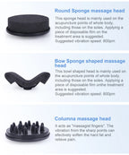 AOKO G5 Vibrating Massage Machine With 5 Massage Heads For Arms Waist Body Massage Anti Cellulite Body Slim Shape for SPA