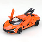 1:43 scale replica of the SVJ pullback alloy car model, children's toy, die-cast metal, pullback function.