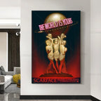 The World Is Yours Scarface Retro Trippy PSYCHEDELIC Oil Painting Posters And Prints On Canvas Wall Art Picture For Living Ro