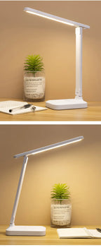 Table Lamp Eyes Protection Touch Dimmable LED Light Student Dormitory Bedroom Reading USB Rechargable Desk Lamp Special Gift