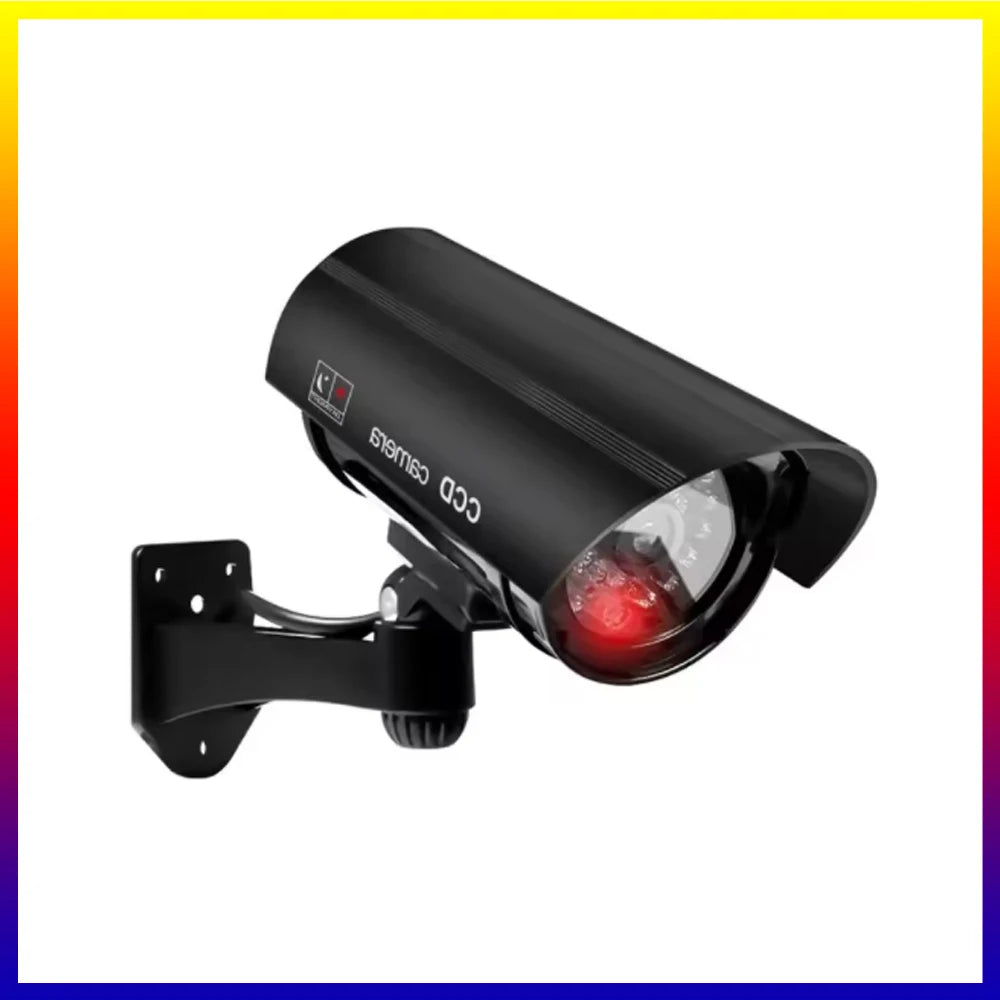 SNQP Fake Camera Dummy Waterproof Security CCTV Surveillance Camera With Flashing Red Led Light Outdoor Indoor