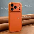 Luxurious New Orange Retro Phone Case For iPhone 18 17Air 16 15 14 17Pro 17Promax Soft-sided Hard Case