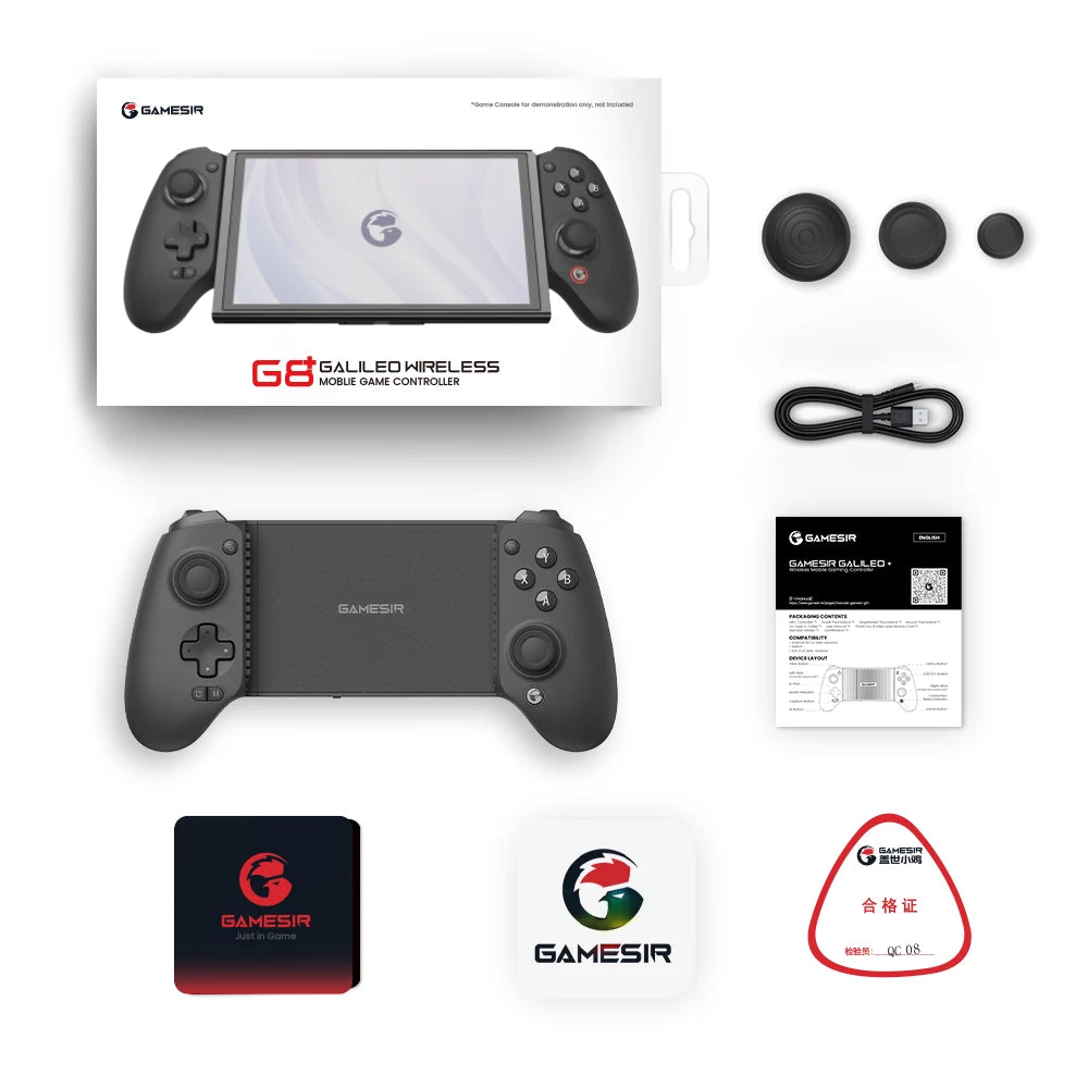 GameSir G8+ Bluetooth Gamepad Hall Effect Gaming Controller for Nintendo Switch 2, Android Phone, Tablets, iPhone, iPad, PC