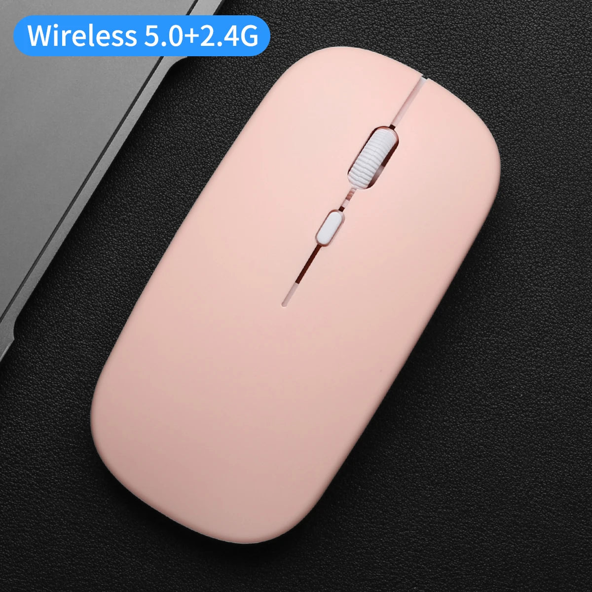 Wireless Mouse Dual Modes Bluetooth-compatibl 2.4G Portable Office Mouse for Laptop Notebook PC MacBook Battery Gaming Mouse