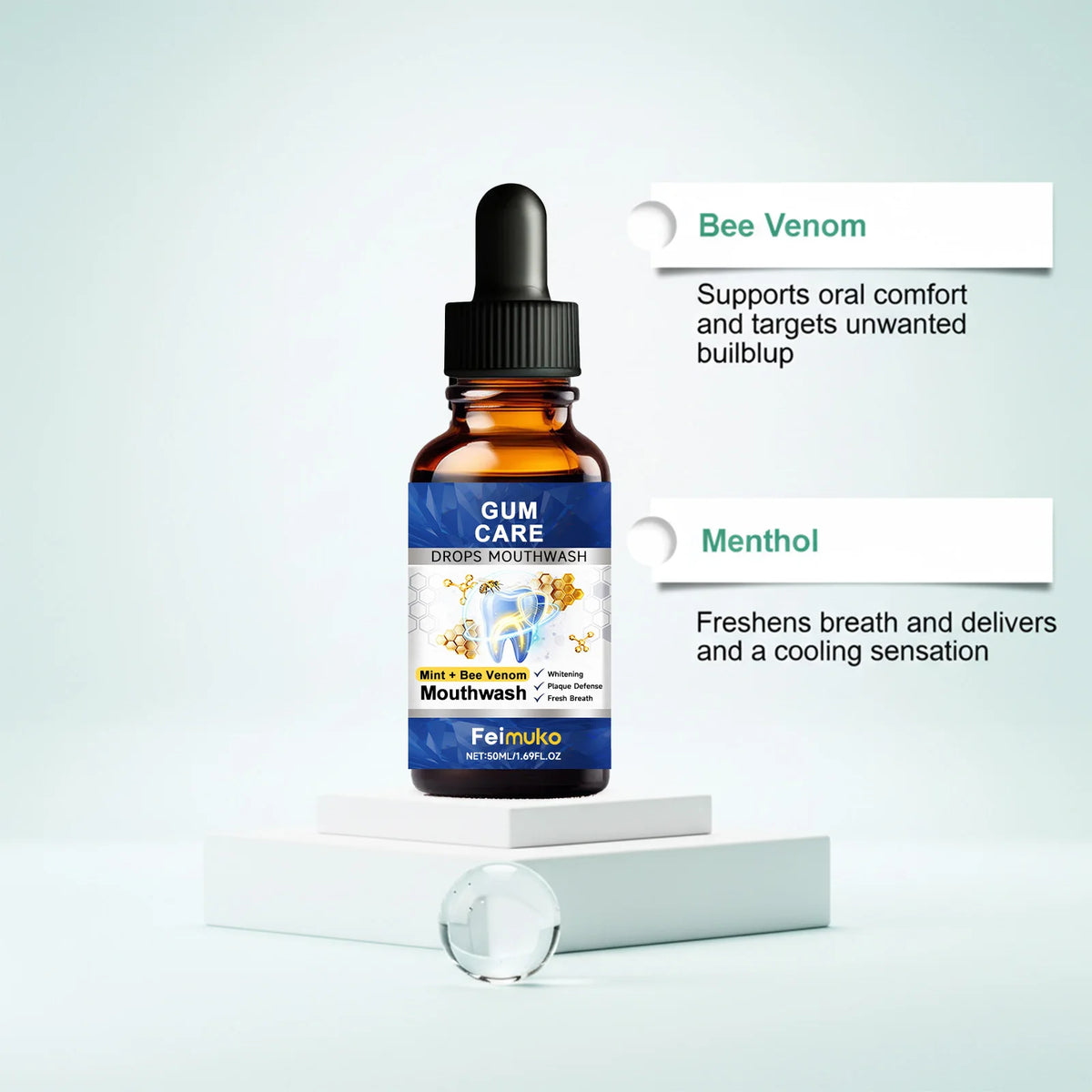 50ML Damaged Gum RepairCare Gel Serum Relieve Sore Gums Allergy Deep Cleaning Teeth Stains Tartar Serum Dental Caries Toothpaste