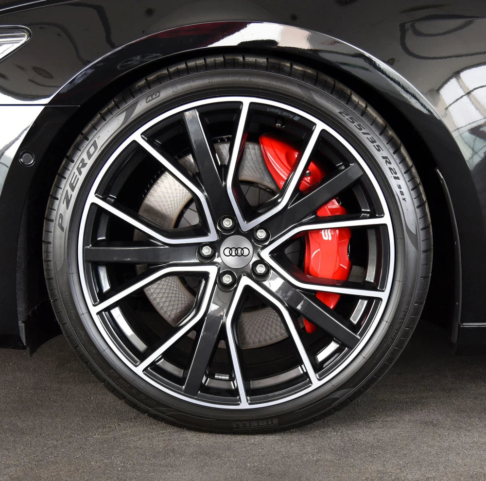 56/60/65MM Car Wheel Hub Caps Auto Emblem Tyre Center Covers Accessories For Audi A1 A2 A3 A4 A5 A6 A7 A8 Quyttro Sline RS Q2 Q3