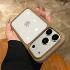 Luxury Advanced Silicone Soft Edge Transparent Case For iPhone 18 17 Pro 17 Pro Max Shockproof Phone Case Hard Back Panel Cover