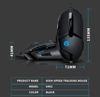 Logitech G402 Hyperion Fury, Wired Gaming Mouse with 4000 DPI, Perfect for FPS & RPG Games G102/G203/M100R