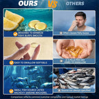 Fish Oil Capsules Rich in EPA & DHA for Heart Brain Eyes Immune Health Omega 3 Fatty Acids Supplement
