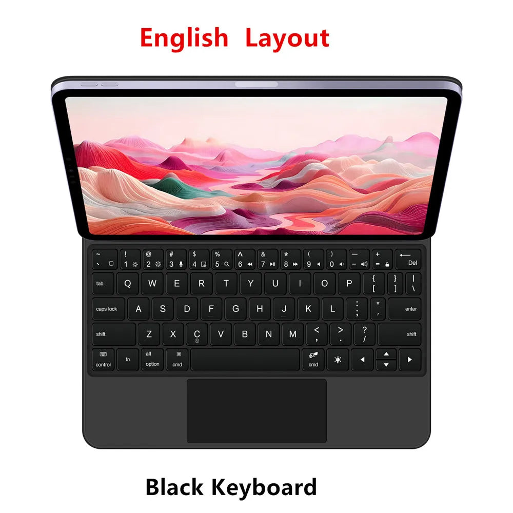 Magic Keyboard for iPad Pro 11 13 M5 Case for iPad Air 11 13 Inch M4 2026 M3 M2 Funda iPad 10th Gen 11th A16 Air 5 4 Smart Cover