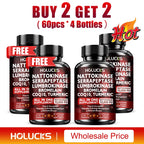 Nattokinase Supplement, Supports Blood Flow, Heart Health, & Healthy Circulation, Digestive Aid, Boosts Cellular Energy