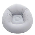 Soft Inflatable Round Lazy Air Sofa Portable Leisure Lounge Chair Indoor Outdoor Camping Bean Bag Seat for Bedroom Patio Backyar