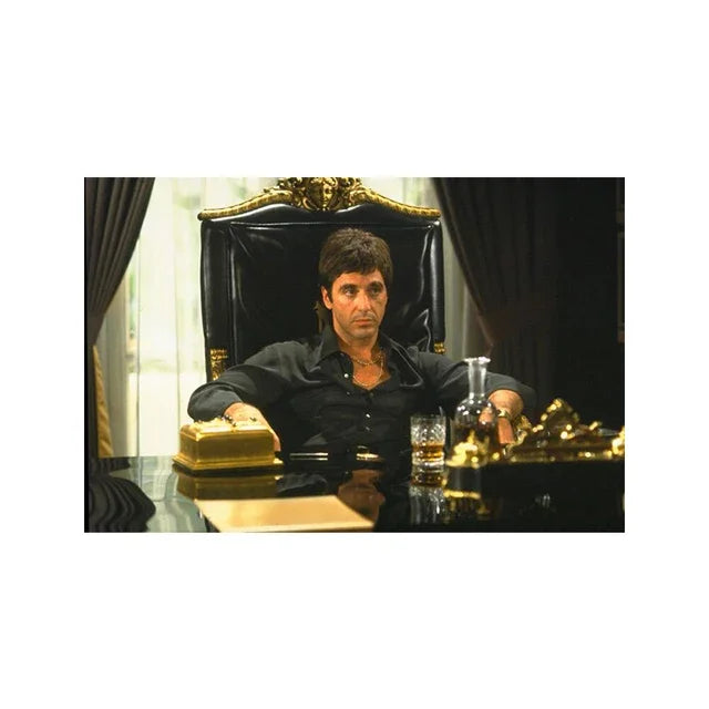 Portrait Art Canvas Painting Movie Graffiti Tony Montana Poster and Prints Wall Art Picture for Living Room Home Decor Cuadros