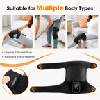 Electric Heating Shoulder Knee Massager with 3 Levels Vibration Muscle Relax Belt for Arm Enlarge Size for Shoulder