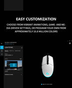 g102 Logitech G102/g203/g402 Logitech G102 Wired Gaming Mouse, Adjustable 200-8000 DPI, Comfort Grip, RGB Backlit for PC Laptops