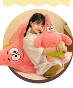 35-100CM SpongeBob Doll SquarePants Patrick Star Plush Anime Cartoon Toy Soft Cute Stuffed Collection Children's Birthday Gift