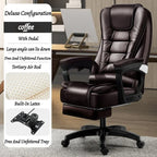 Leather Executive Office Chair Gaming Adjustable Modern Ergonomic Chair Mobile Massage Designer Silla Oficina Salon Furniture