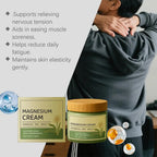 Total Relief Soothing Nerve Cream - 50g Magnesium MSM Arnica Body Butter, Gentle Plant-Based Moisturizer for Daily Skin Care