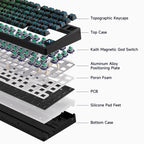 MCHOSE Jet75 Kailh Magnetic Switch 8kHz Polling Rate Magnetic Switch Gaming Keyboard Hall Effect Hot-Swappable Customized RGB