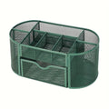 Mesh Desk Organizer Sturdy Metal Pen Stand Student Stationery Office Supplies