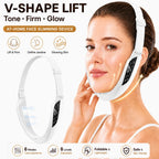 Electric V Face Lifting Beauty Device 6 Modes 8 Levels Facial Firming Massager Double Chin Removal Skin Care Tool