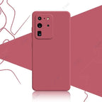 Original Mobile Phone Cover for Samsung Galaxy S20 FE Plus Ultra SamsungS20Ultra S20Plus 5G Soft Square Liquid Silicone Case Bag