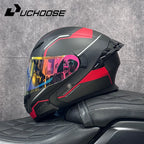 High Quality DOT Motorcycle Helmet Four Seasons Motocross Racing Modular Flip Up Casco Moto Men Women Off Road Helmet Unmasked