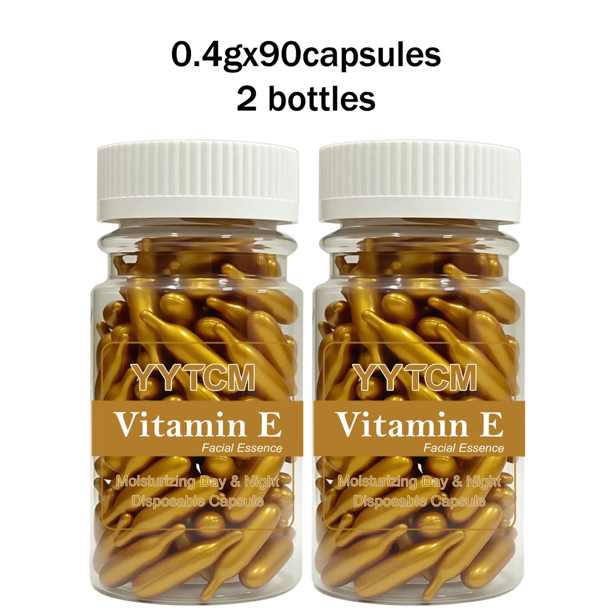 Vitamin E Serum Capsules, Single-Use Essence Capsules, Hydrating and Moisturizing Facial Skin 30/40/50/60/90/120/180 Count