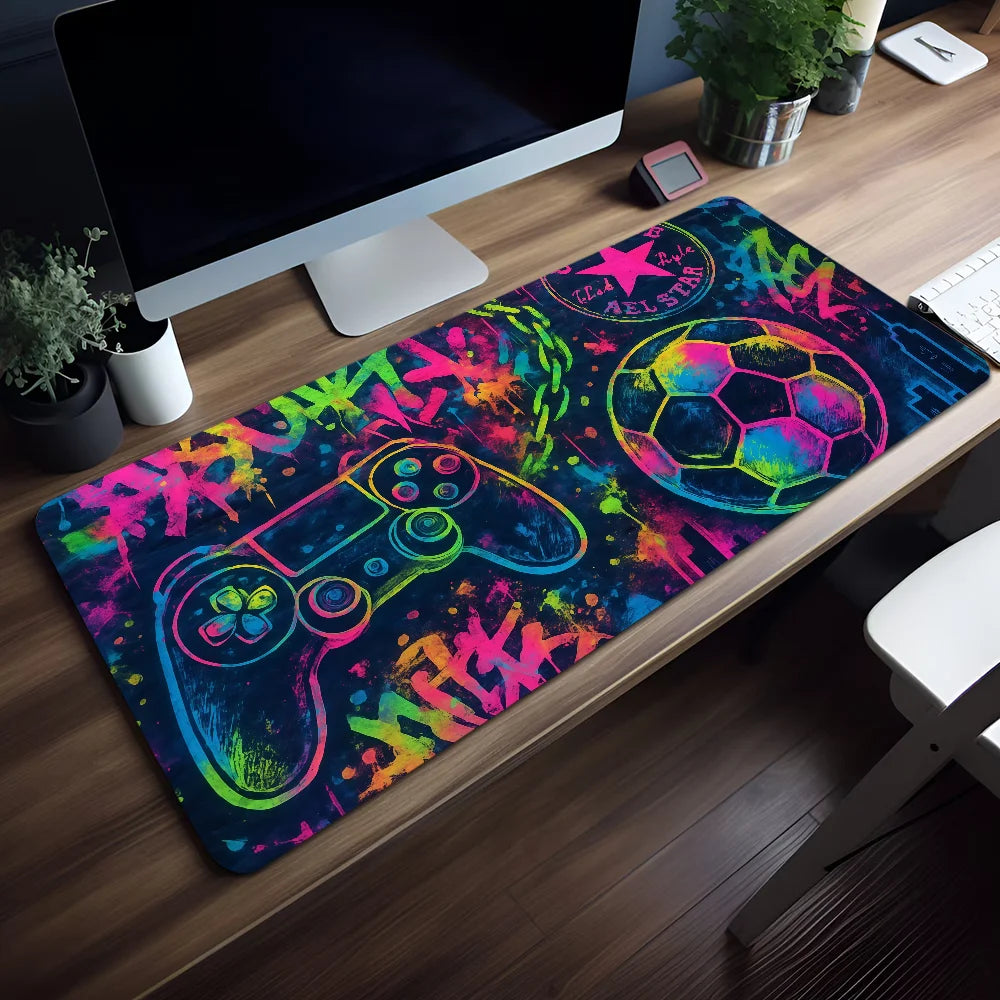 Mouse Pad MousePad Non-slip Lockedge Office Controller Graffiti Student Gaming Thickened Game Large Writing Pad Cushion